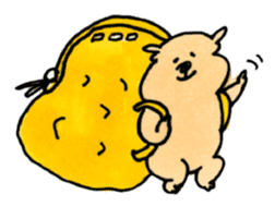 Ponu of puppy sticker #95150