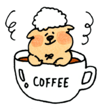 Ponu of puppy sticker #95155