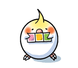 The juggling bird pon-chan sticker #95317