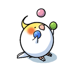 The juggling bird pon-chan sticker #95318