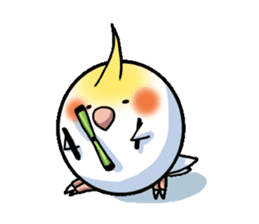 The juggling bird pon-chan sticker #95319