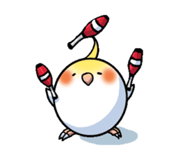 The juggling bird pon-chan sticker #95321