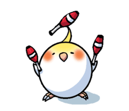 The juggling bird pon-chan sticker #95321