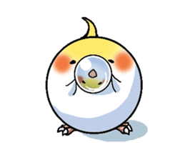 The juggling bird pon-chan sticker #95323