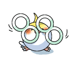 The juggling bird pon-chan sticker #95324