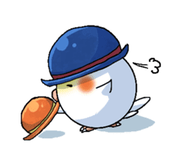 The juggling bird pon-chan sticker #95328