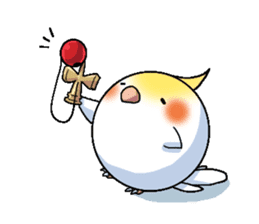 The juggling bird pon-chan sticker #95330