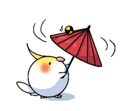 The juggling bird pon-chan sticker #95332