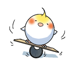 The juggling bird pon-chan sticker #95333
