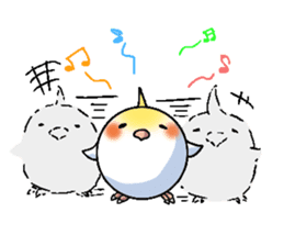 The juggling bird pon-chan sticker #95355