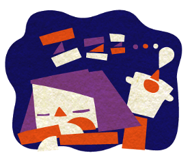 Color Block Collage sticker #96492