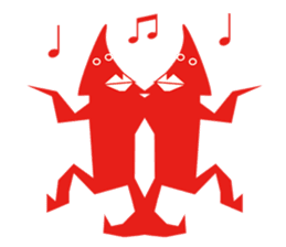 Mr red arrow sticker #96676