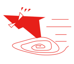 Mr red arrow sticker #96682