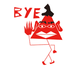 Mr red arrow sticker #96683