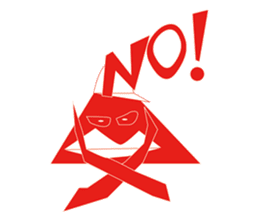 Mr red arrow sticker #96686