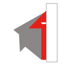 Mr red arrow sticker #96688