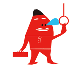 Mr red arrow sticker #96699