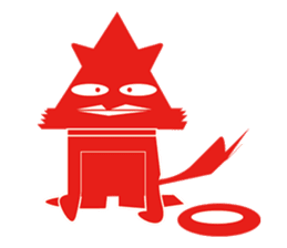 Mr red arrow sticker #96706