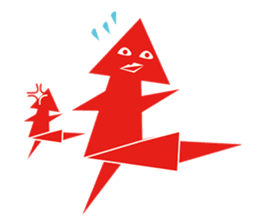 Mr red arrow sticker #96711