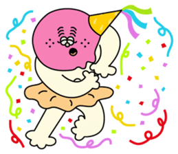 "Pokkori Mountainkun" and friends sticker #96745