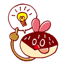 Choco rabbits sticker #96822