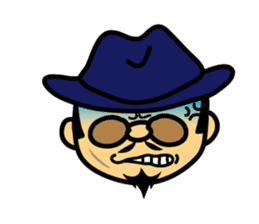 Mischievous boss sticker #96839