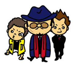 Mischievous boss sticker #96843