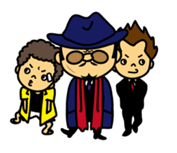 Mischievous boss sticker #96843