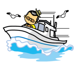 Mischievous boss sticker #96844