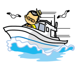 Mischievous boss sticker #96844