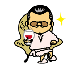 Mischievous boss sticker #96845