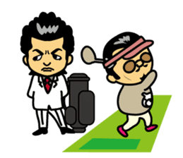 Mischievous boss sticker #96849