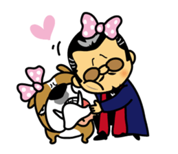 Mischievous boss sticker #96855