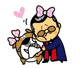 Mischievous boss sticker #96855