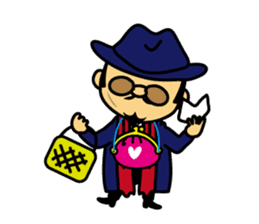 Mischievous boss sticker #96859