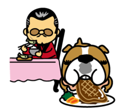 Mischievous boss sticker #96860