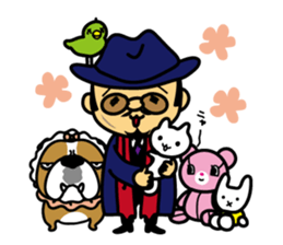 Mischievous boss sticker #96864