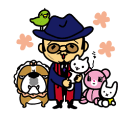 Mischievous boss sticker #96864