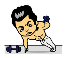 Mischievous boss sticker #96867