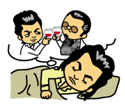 Mischievous boss sticker #96868