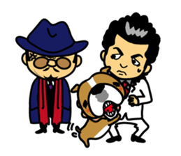 Mischievous boss sticker #96869