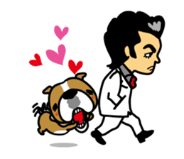 Mischievous boss sticker #96870