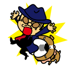 Mischievous boss sticker #96874