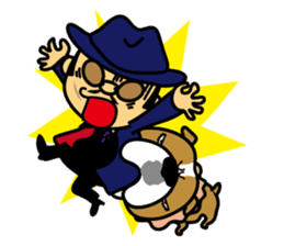 Mischievous boss sticker #96874