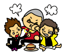 Mischievous boss sticker #96875