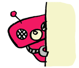 Day-to-day stamp of robot radon sticker #96884