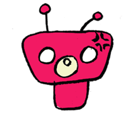 Day-to-day stamp of robot radon sticker #96886