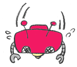 Day-to-day stamp of robot radon sticker #96901