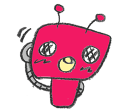 Day-to-day stamp of robot radon sticker #96902