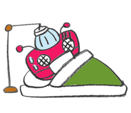 Day-to-day stamp of robot radon sticker #96903